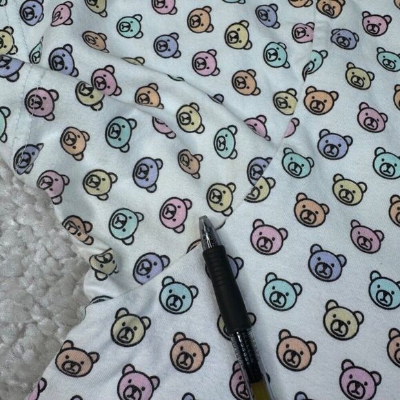 Teddy Fresh Rainbow Pastel Bear Monogram T-Shirt - Picture 5 of 8